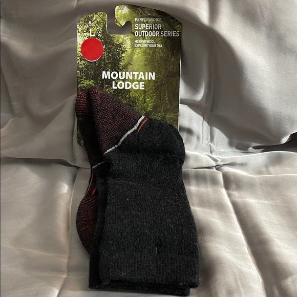 Merino Wool Mountain Lodge Performance Socks - Picture 2 of 7